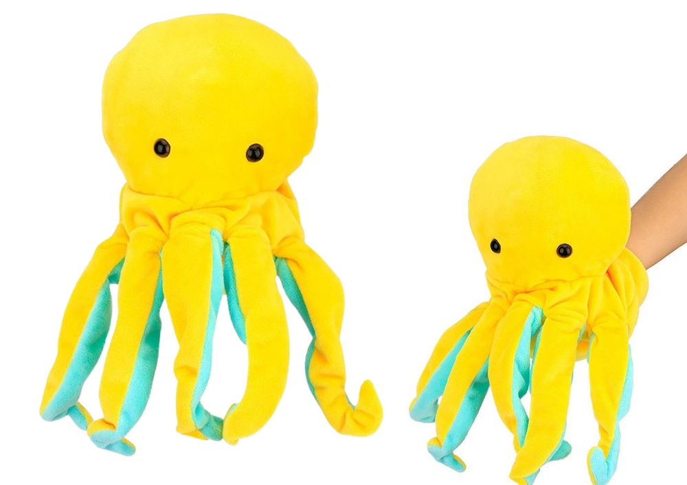 E-shop Plyšová Bábka Chobotnica Žltá 25 cm