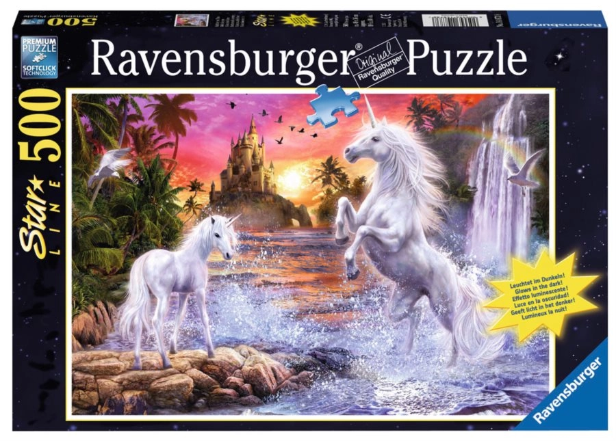 E-shop Ravensburger Jednorožce pri rieke 500 dielov