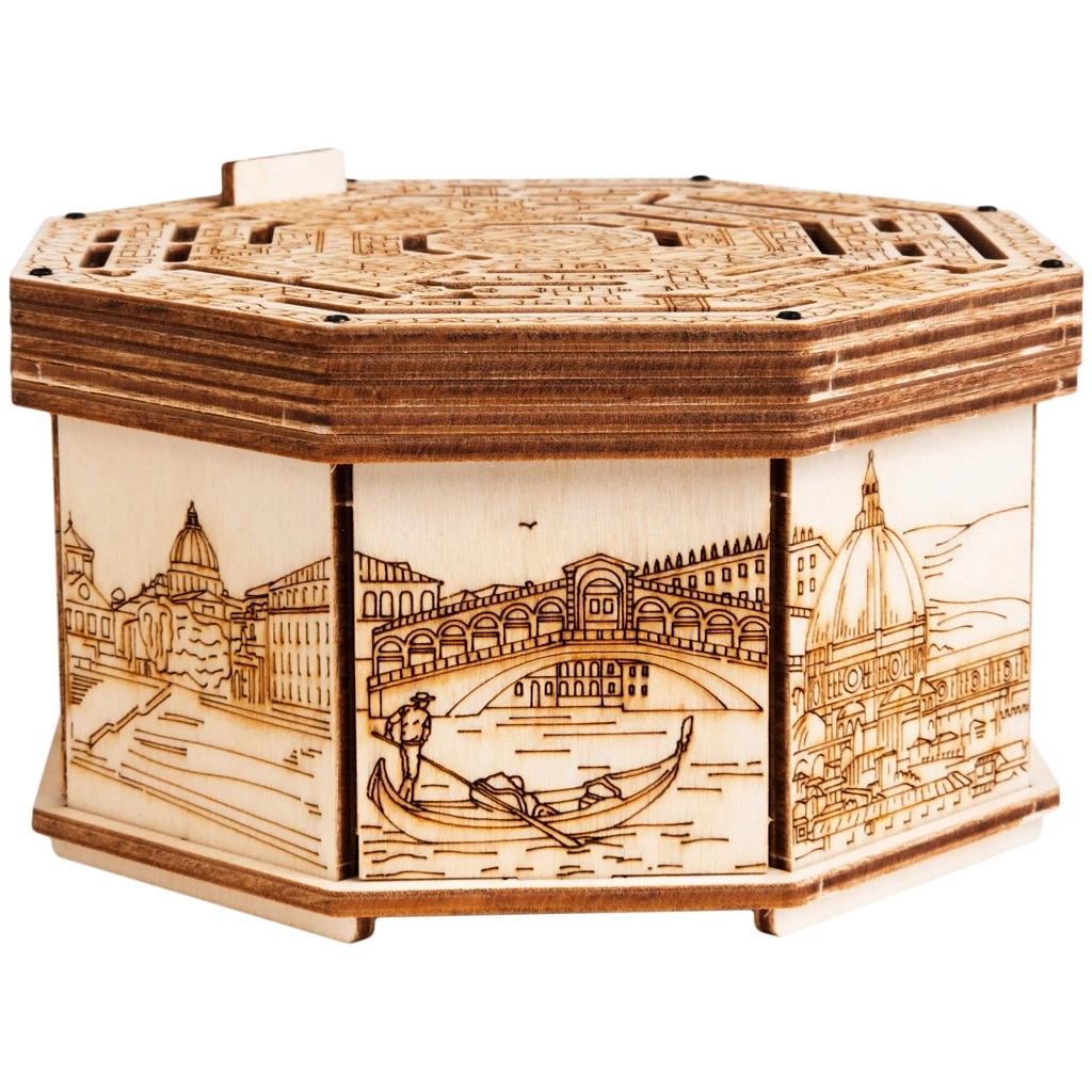 E-shop EscapeWelt 3D dřevěná skládačka Secret Box