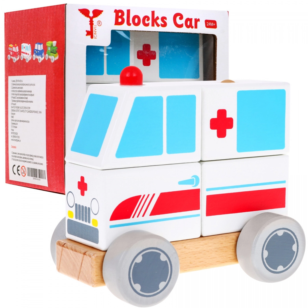 E-shop Joko Skladačka auto Sanitka s kolesami