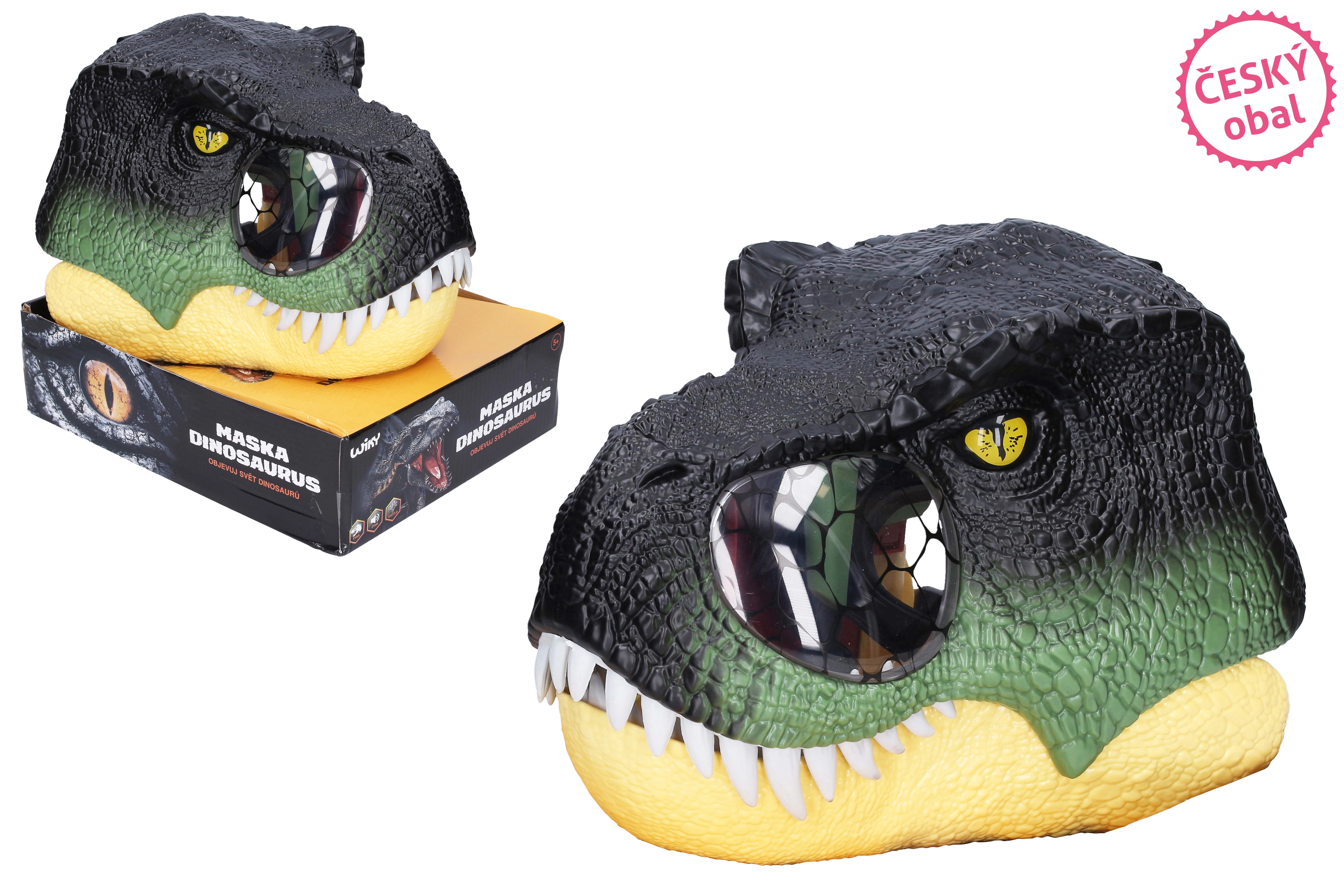 E-shop Dinosauřia maska na hlavu so svetelnými a zvukovými efektmi