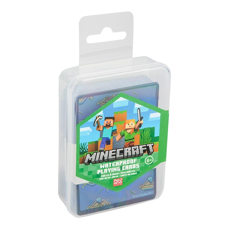 Vodotesné hracie karty Minecraft