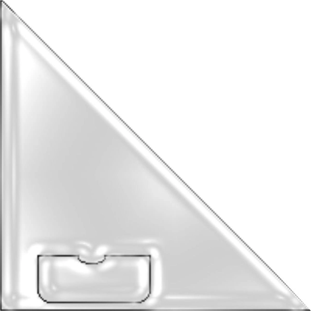 Samolepiace rohy s vreckom na vizitku, 6 ks