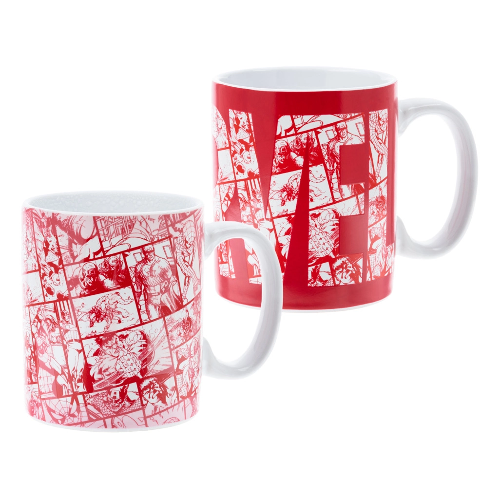 E-shop Paladone Hrnek Marvel Logo měnící se 300 ml
