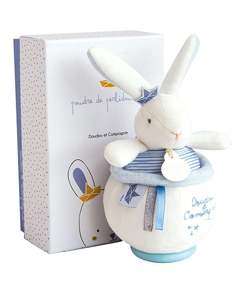 Doudou darčeková sada – plyšový psík s hudbou 14 cm
