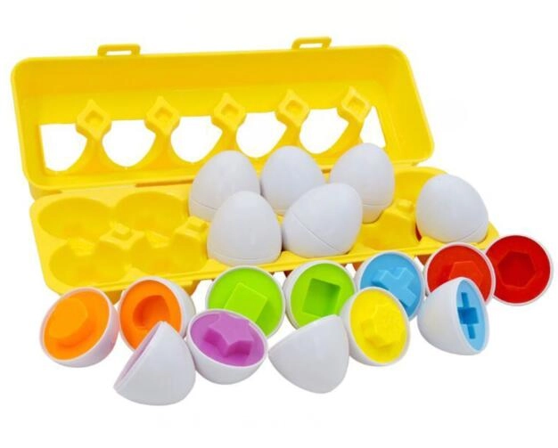 E-shop Montessori skladací sorter – priraď vajíčka