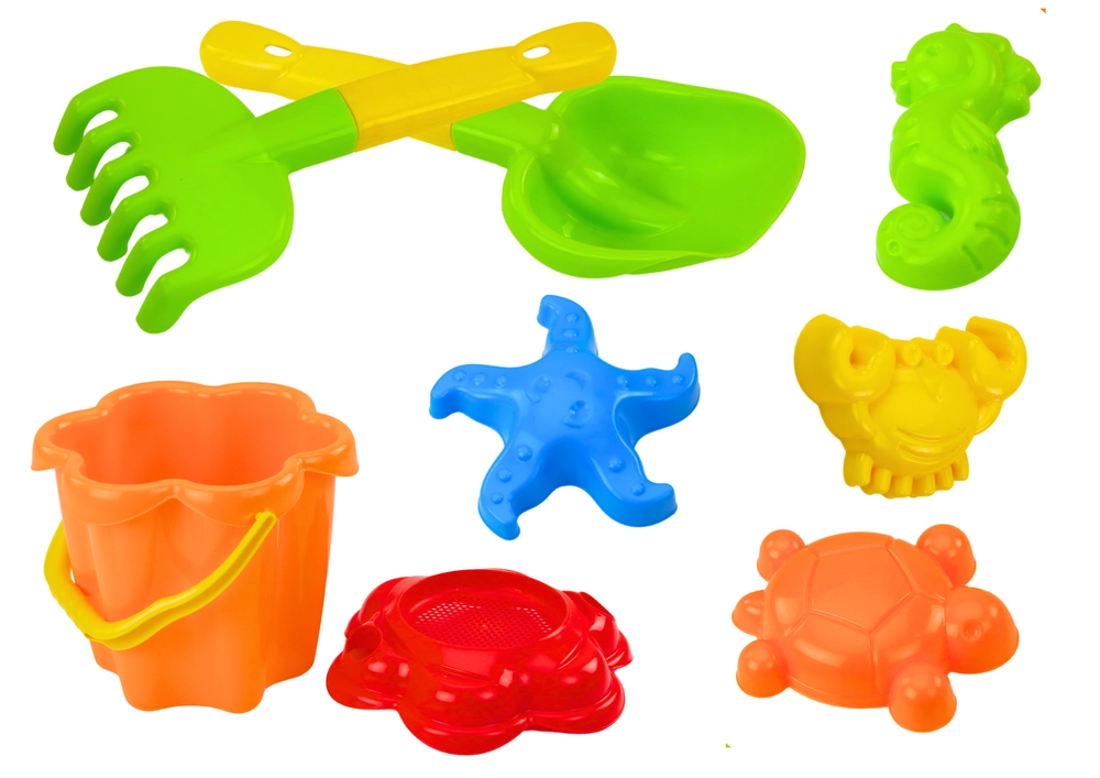 E-shop Lean Toys Súprava do piesku 8 ks.