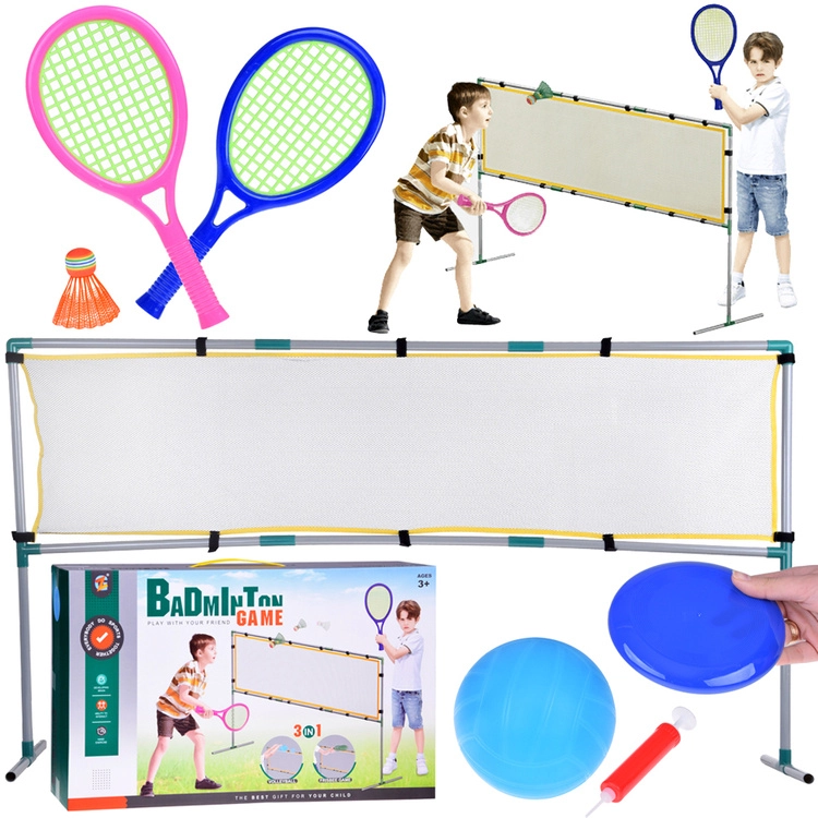 E-shop mamido Športová sada 3v1 Volejbal Badminton Disk