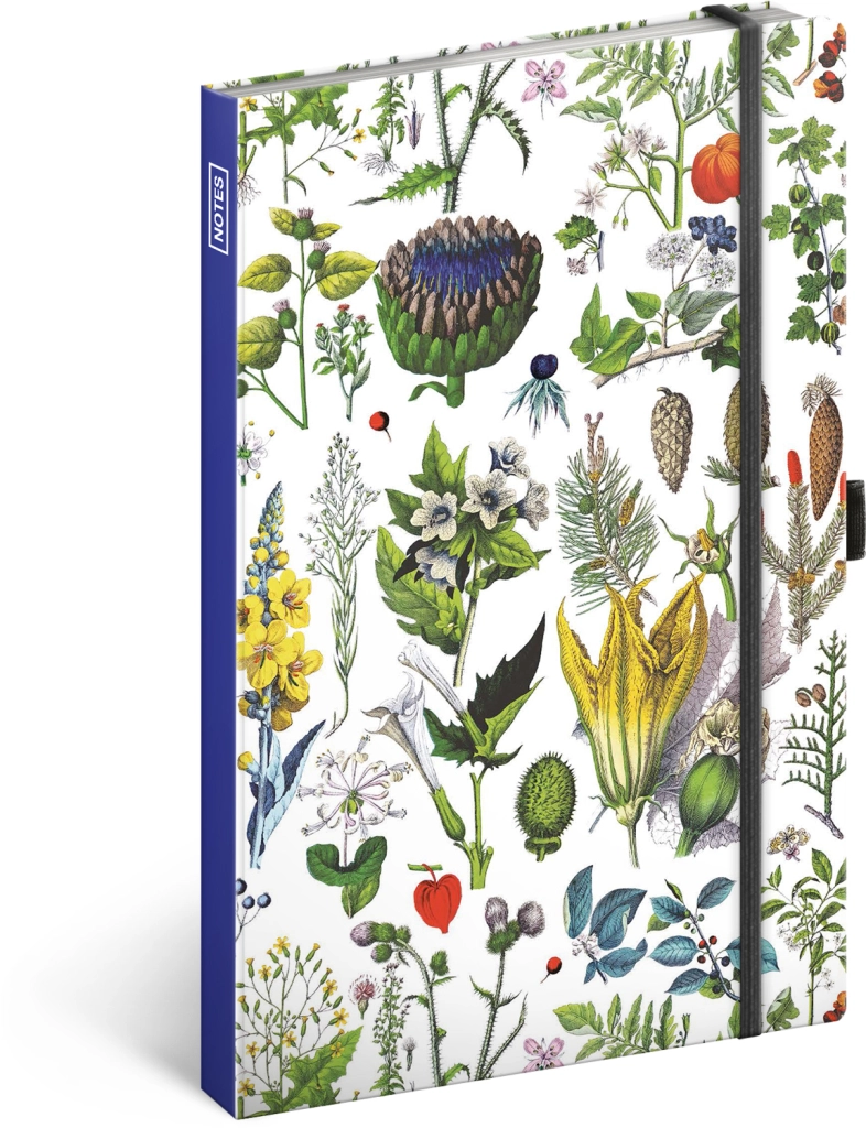 E-shop NOTIQUE Notes Bylinky Kataríny Winterovej, bodkovaný, 13 x 21 cm