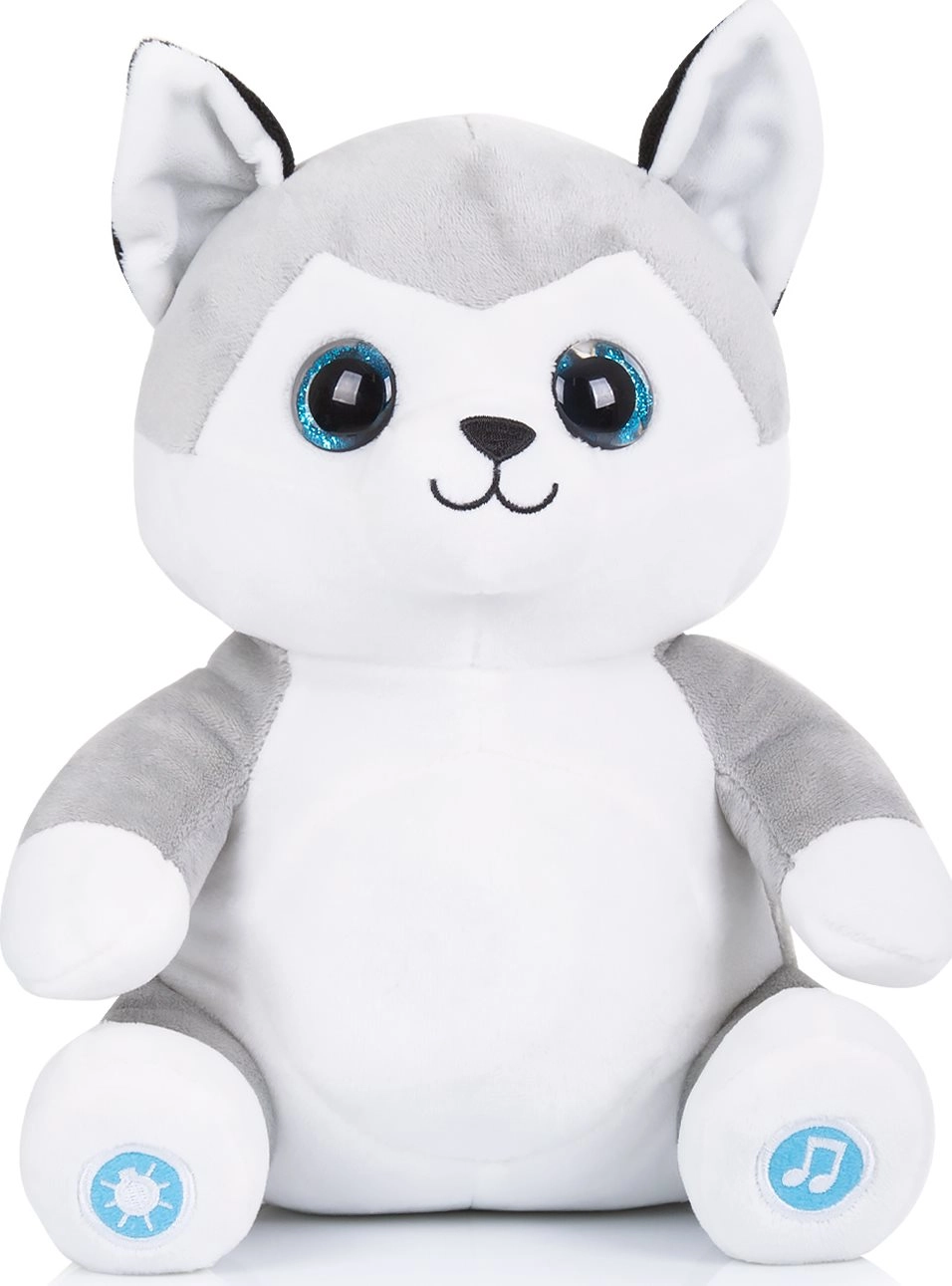 E-shop Plyšový husky so svetielkami a hudbou CHIPOLINO