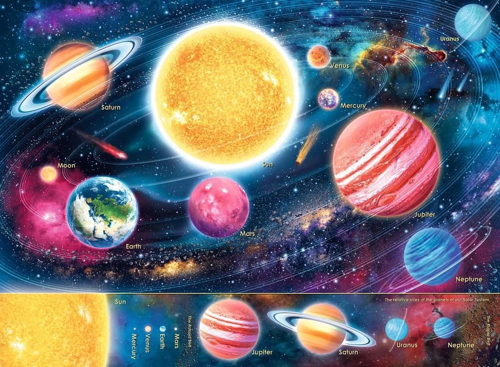 E-shop Ravensburger puzzle Slnečná sústava XXL 300 dielikov