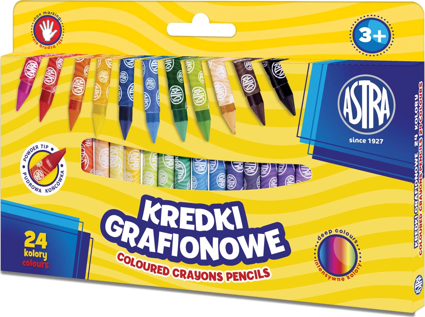 STRIGO Voskové pastelky 24 farieb