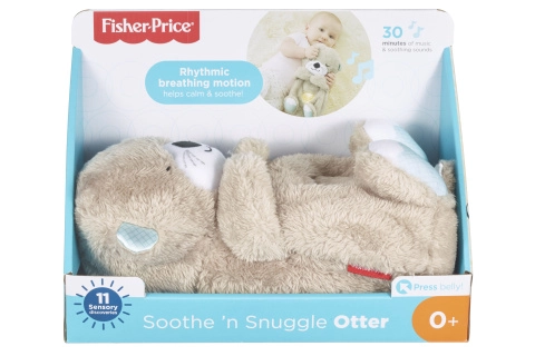 E-shop Upokojujúca plyšová vydra s dychom FISHER‑PRICE