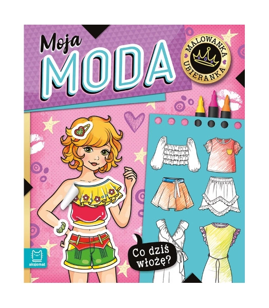E-shop Čo si dnes oblečiem? Omaľovánka a obliekacia hra – Moja móda
