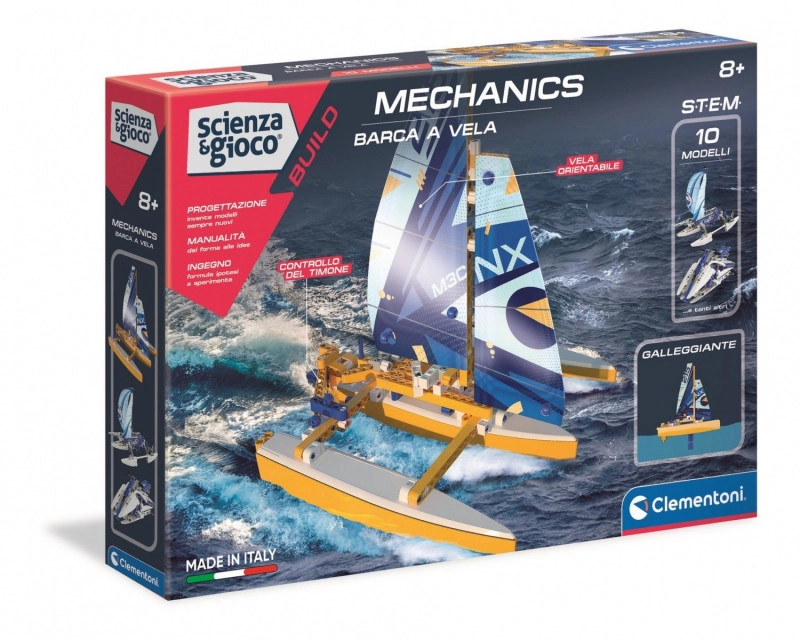 E-shop Laboratórium mechaniky Clementoni plávajúci trimaran
