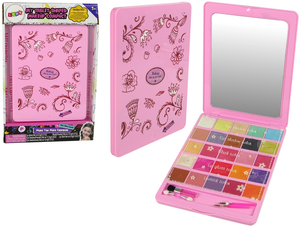 shumee Beauty Set Palette Mirror Shadows Lesk na pery
