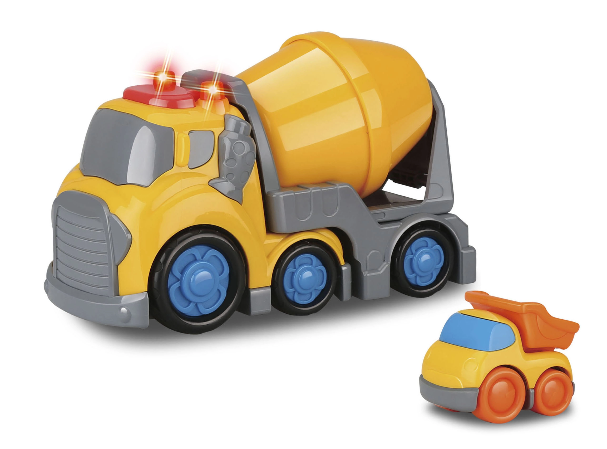 Wiky Vehicles Kiddy Auto miešačka s efekatmi 19,5 cm sklápač 6,5 cm