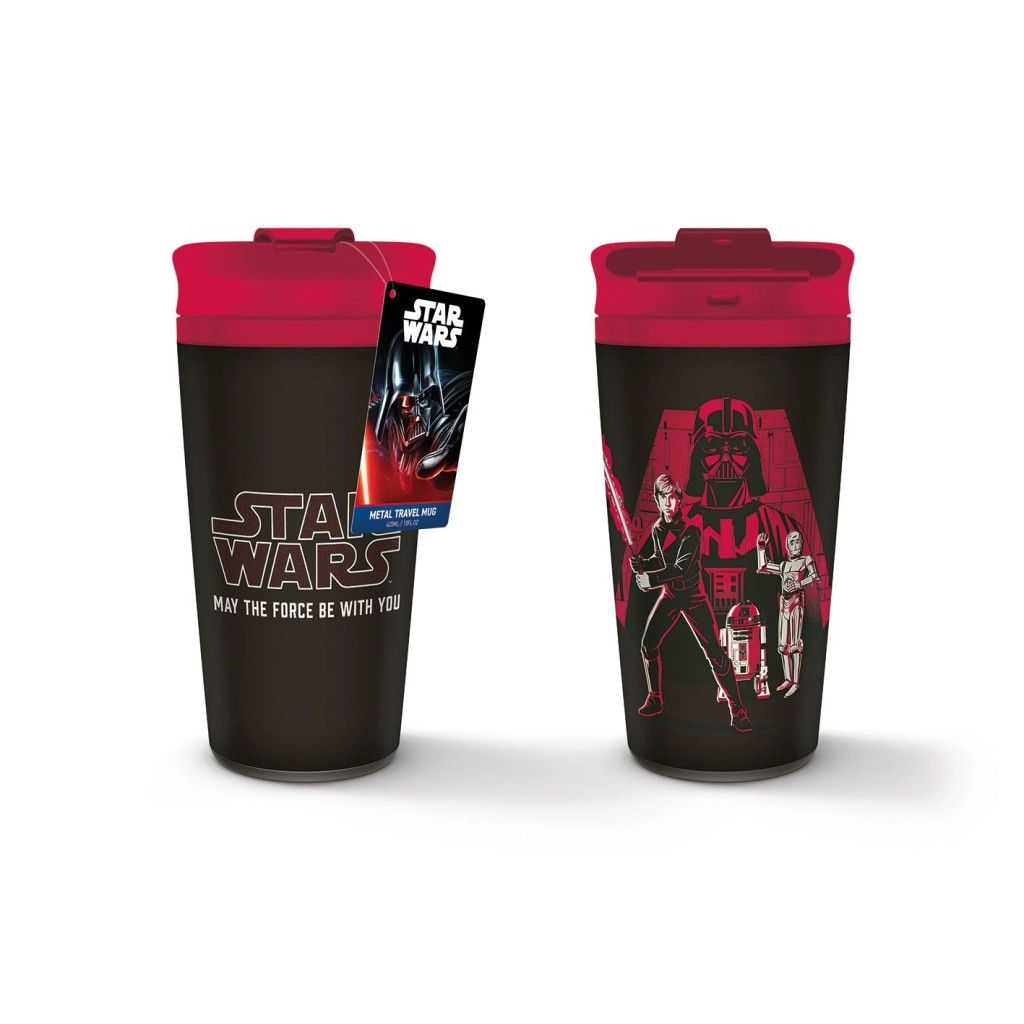 E-shop Pyramid International Hrnček cestovný Star Wars May the force be with you 450 ml