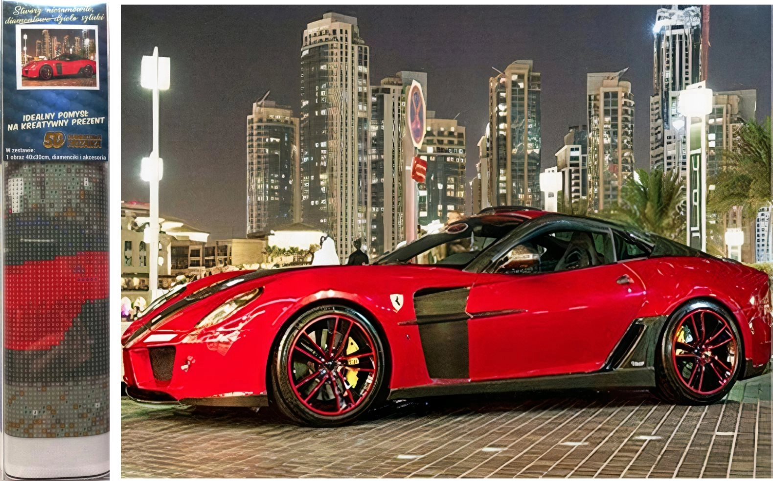 Norimpex Diamantová mozaika 5D Red Ferrari 1008031