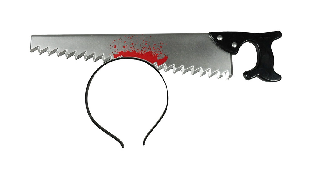 Halloweenská čelenka s pílou v hlave