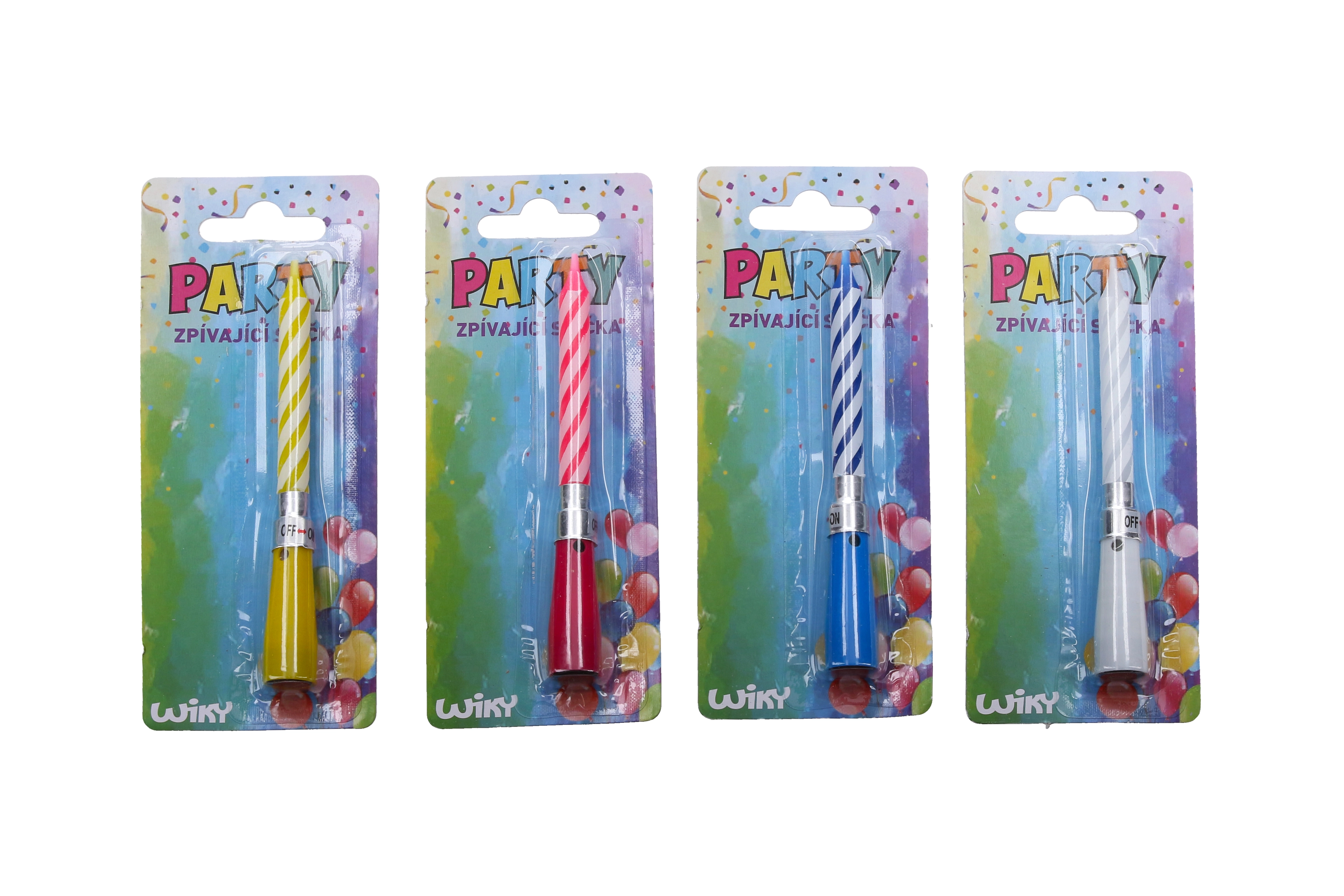 E-shop Wiky Narodeninová spievajúca sviečka 11cm žltá 888559