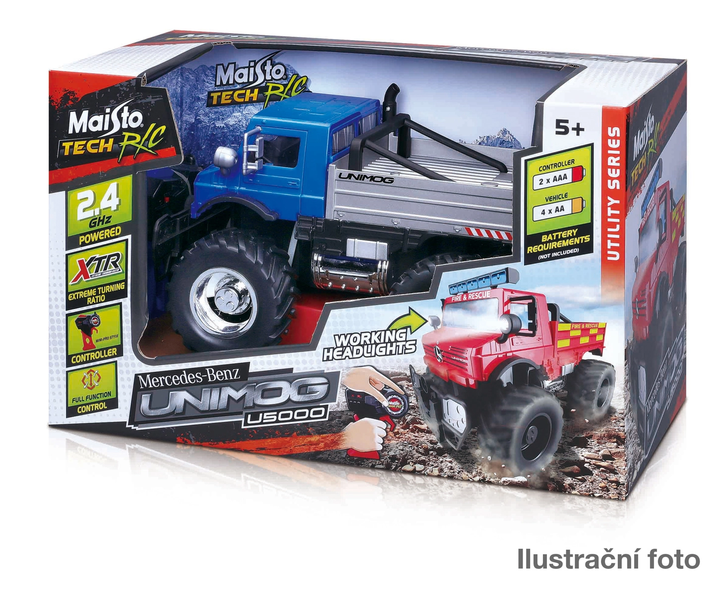E-shop Mercedes-Benz Unimog U5000 RC model 2,4 GHz