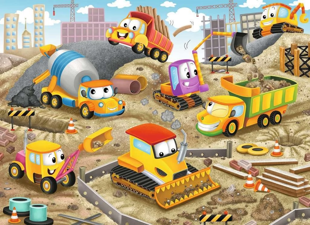E-shop Ravensburger puzzle Zdvihnite strechu! 35 dielikov