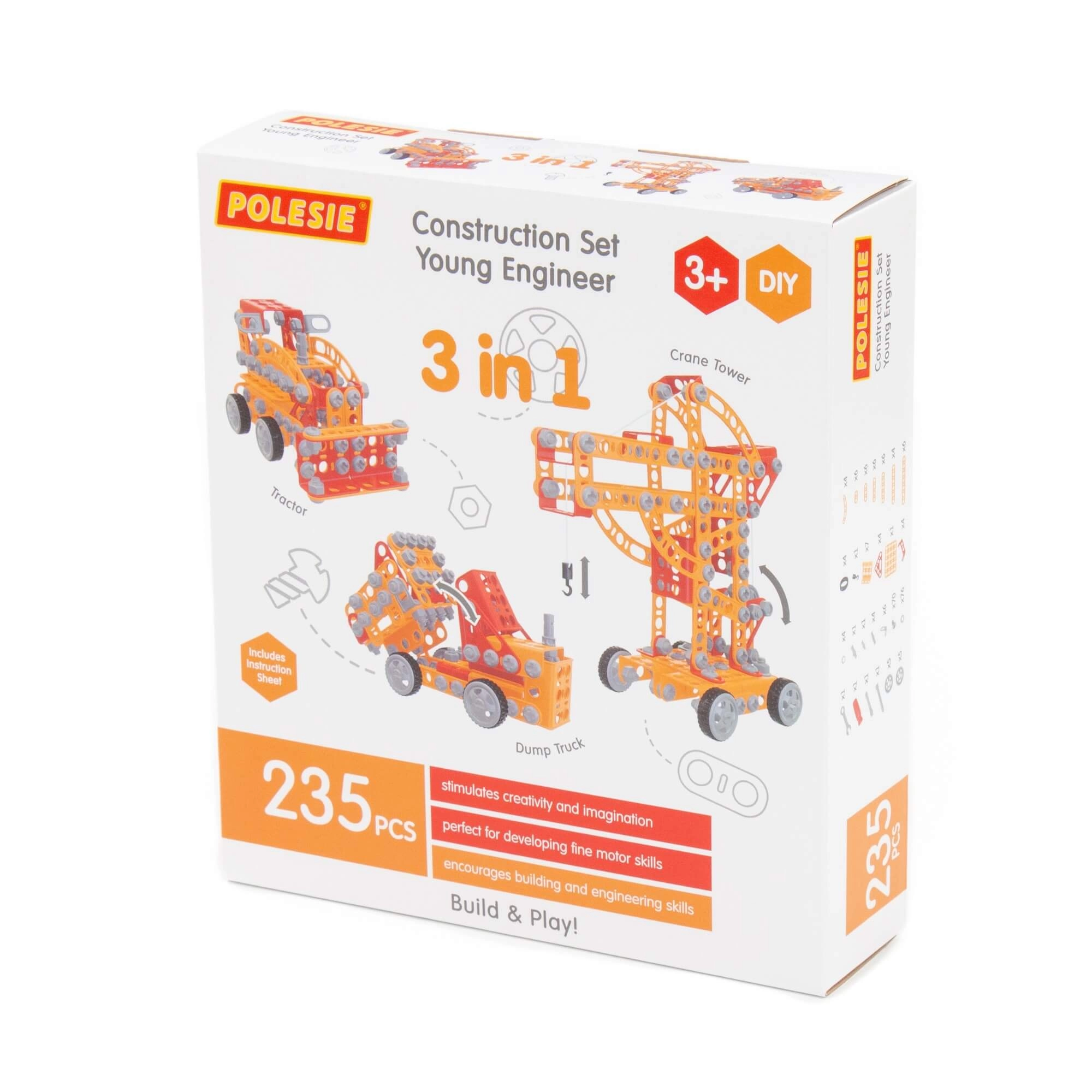 E-shop Stavebnica Malý inžinier - 235 ks