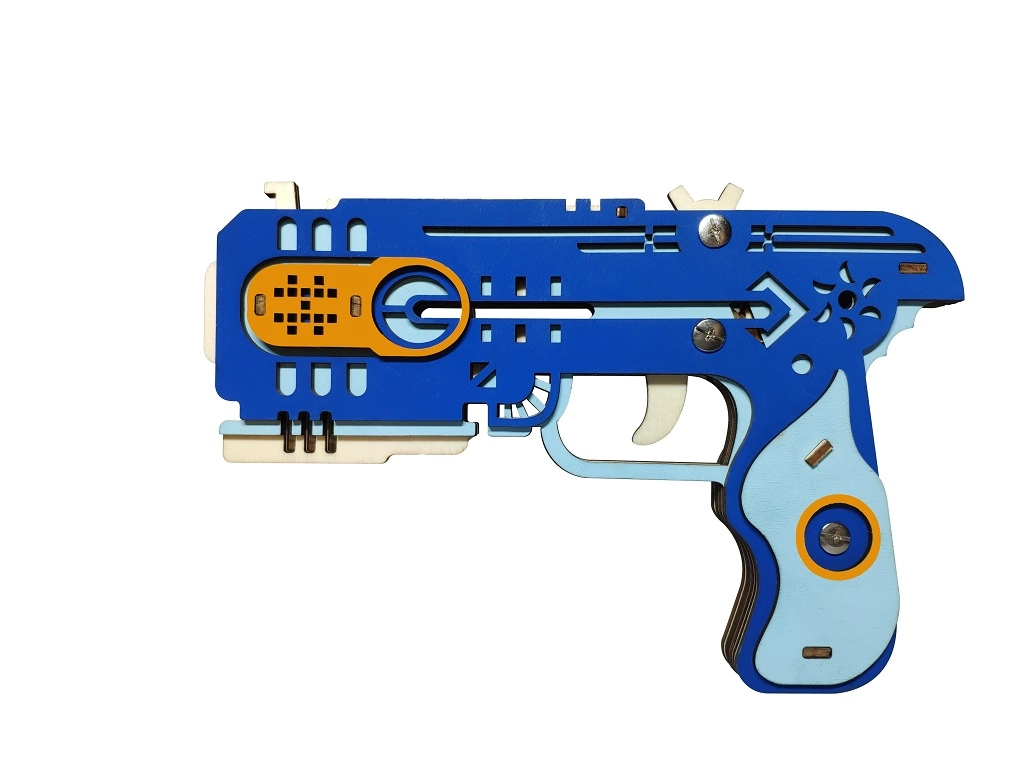E-shop Drevené 3D puzzle Zbraň na gumičky Lovec drakov
