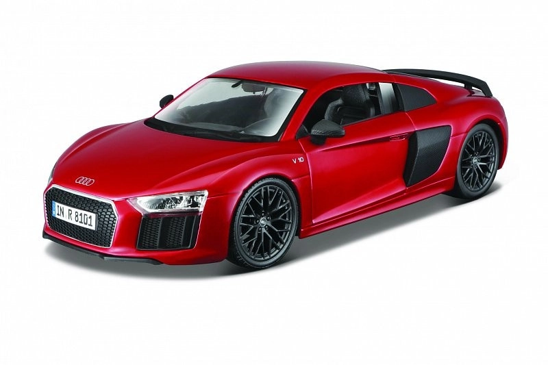 E-shop Maisto Kit Audi R8 V10 Plus Červená 1:24