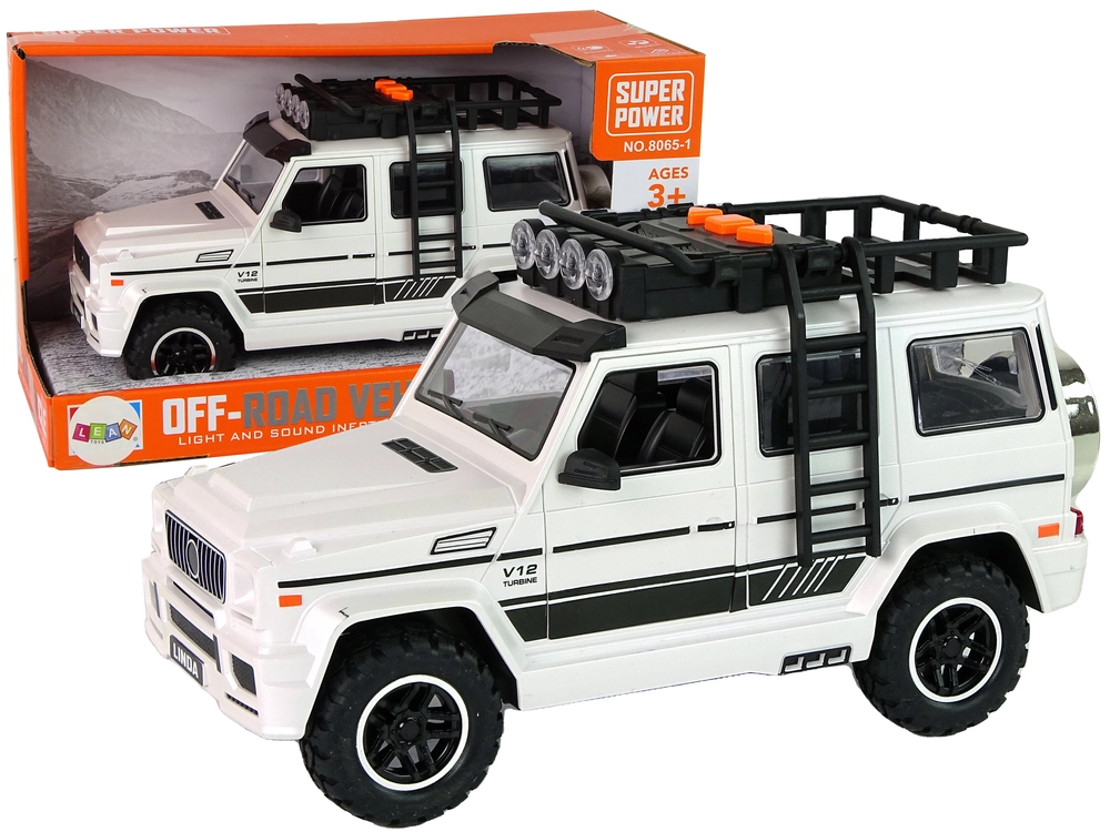 E-shop Lean Toys Terénne auto biele