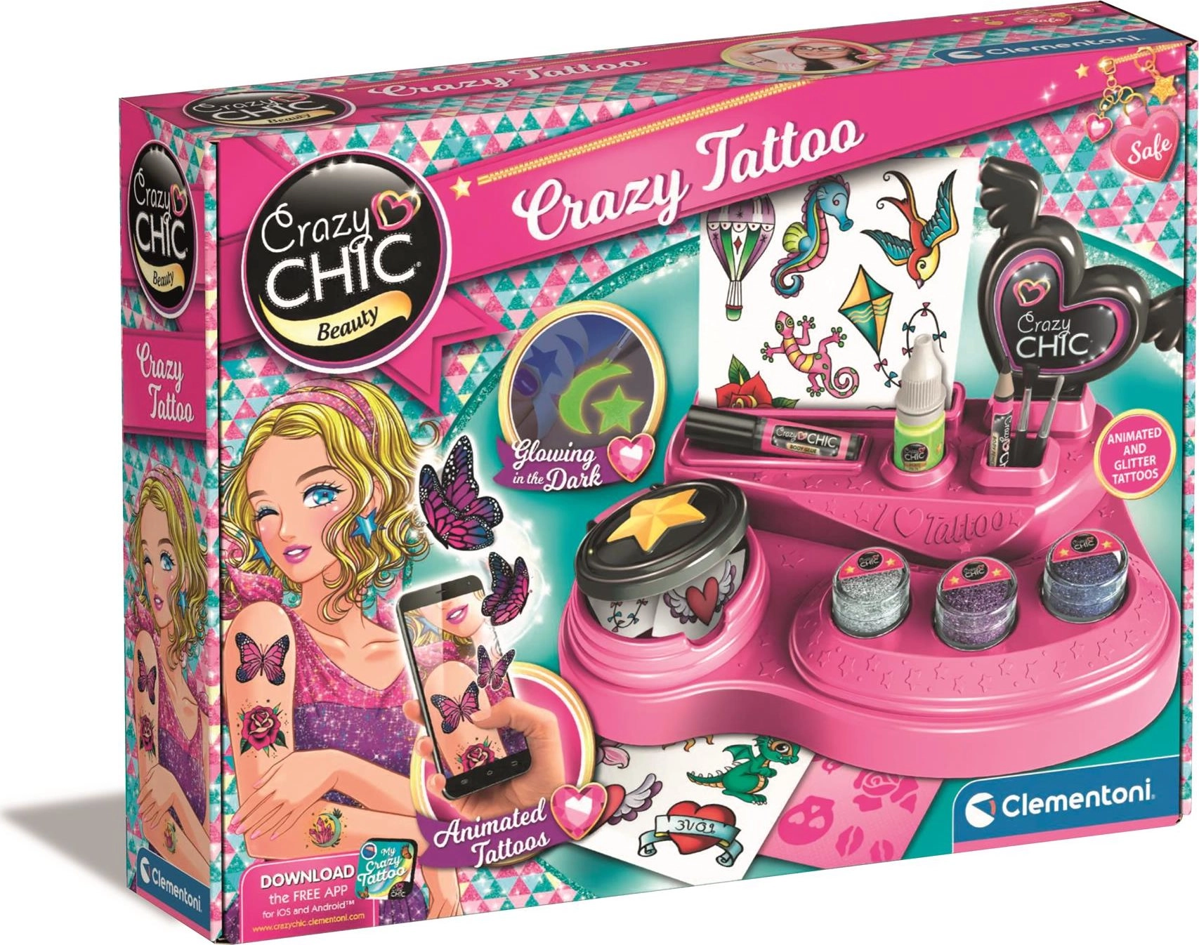 E-shop CLEMENTONI Crazy Chic Bláznivé tetovanie