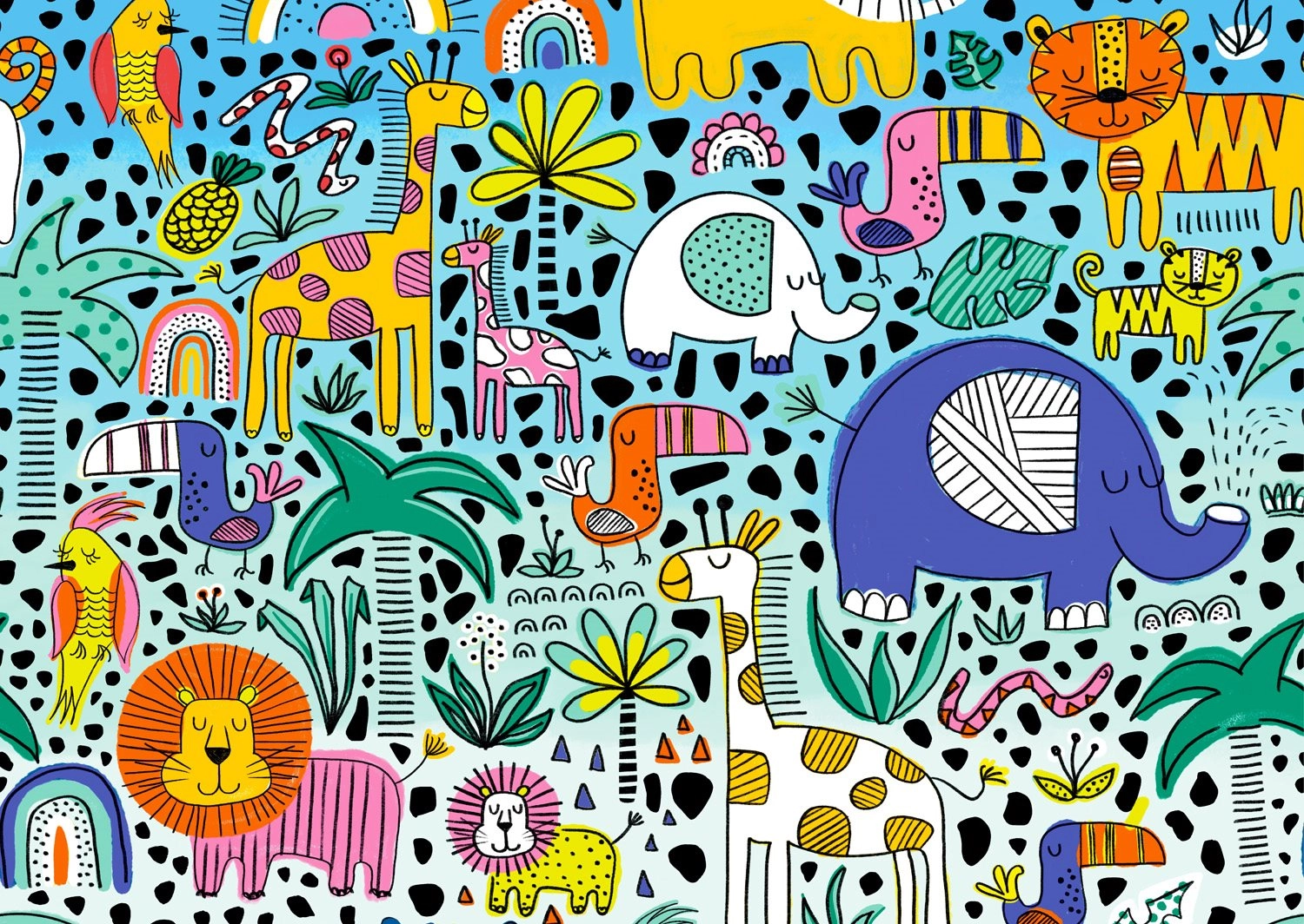 E-shop ENJOY Doodle Safari 1000 dielov