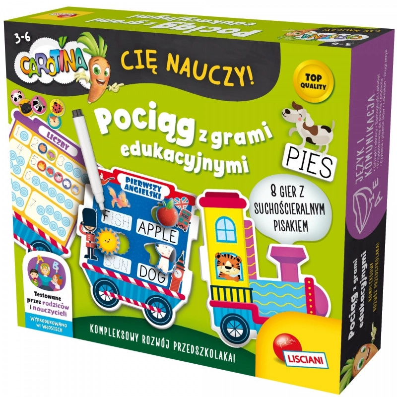 E-shop Sada Lisciani Carotina Herní vláček