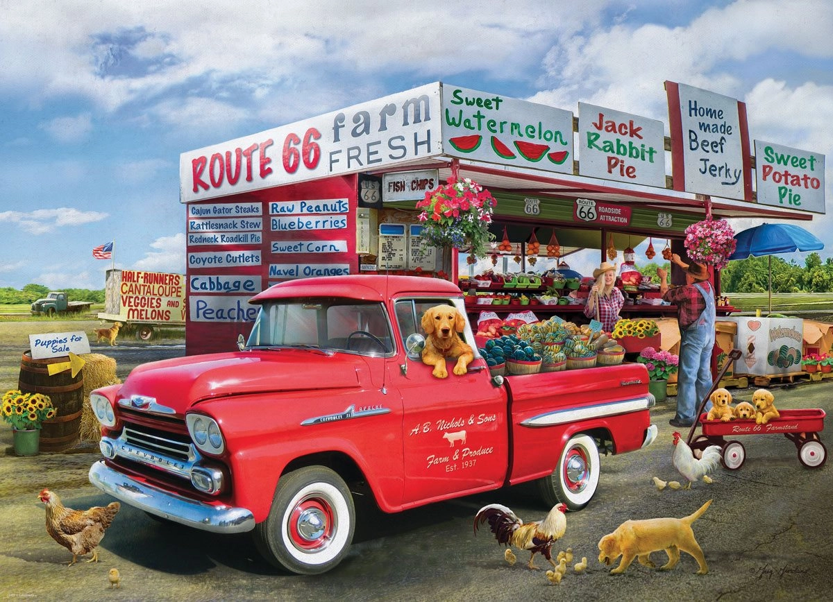 E-shop EUROGRAPHICS puzzle Chevrolet Apache 1000 dielikov