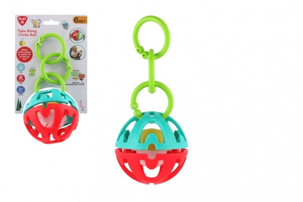 E-shop Teddies Chrastítko Koule 22 cm