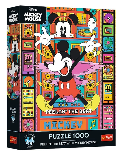 E-shop Puzzle Premium Plus 1000 dielikov Cíť rytmus s Mickeym