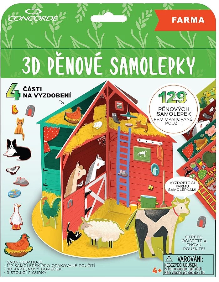 E-shop 3D penové samolepky Farma CONCORDE