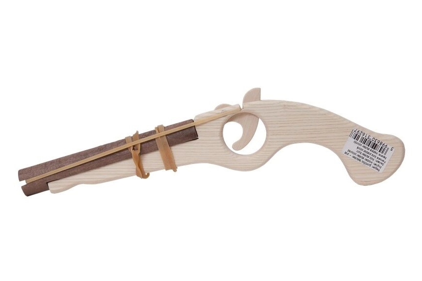 E-shop Fauna dřevěná flinta přírodní CH1ZB12