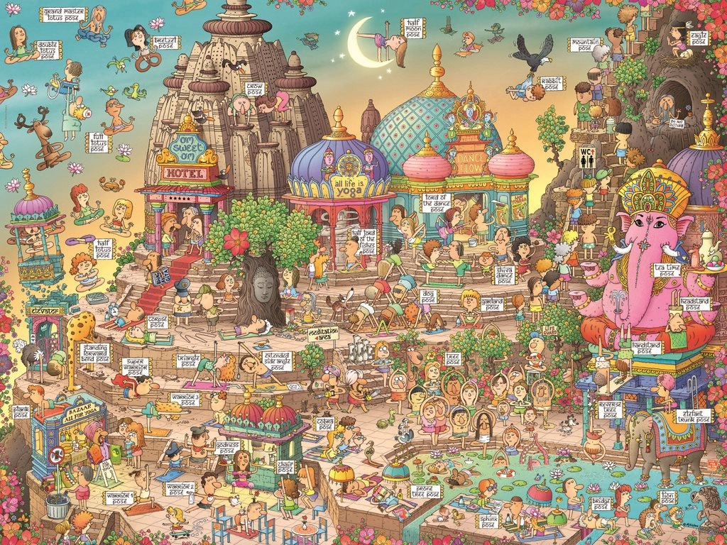E-shop Puzzle Krajina jogy 1500 dielikov HEYE