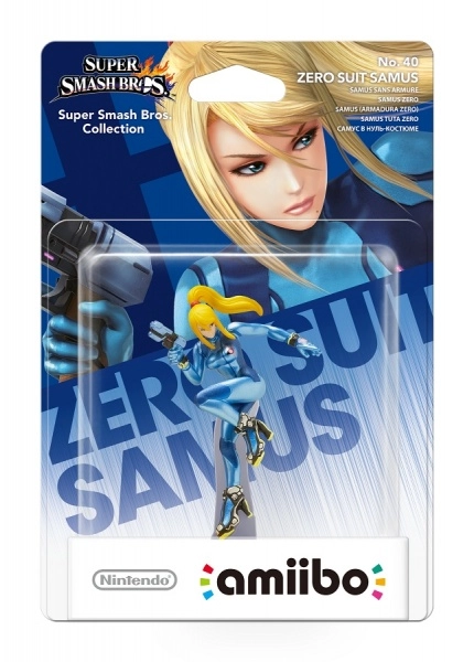 amiibo zero suit samus – figúrka pre nintendo