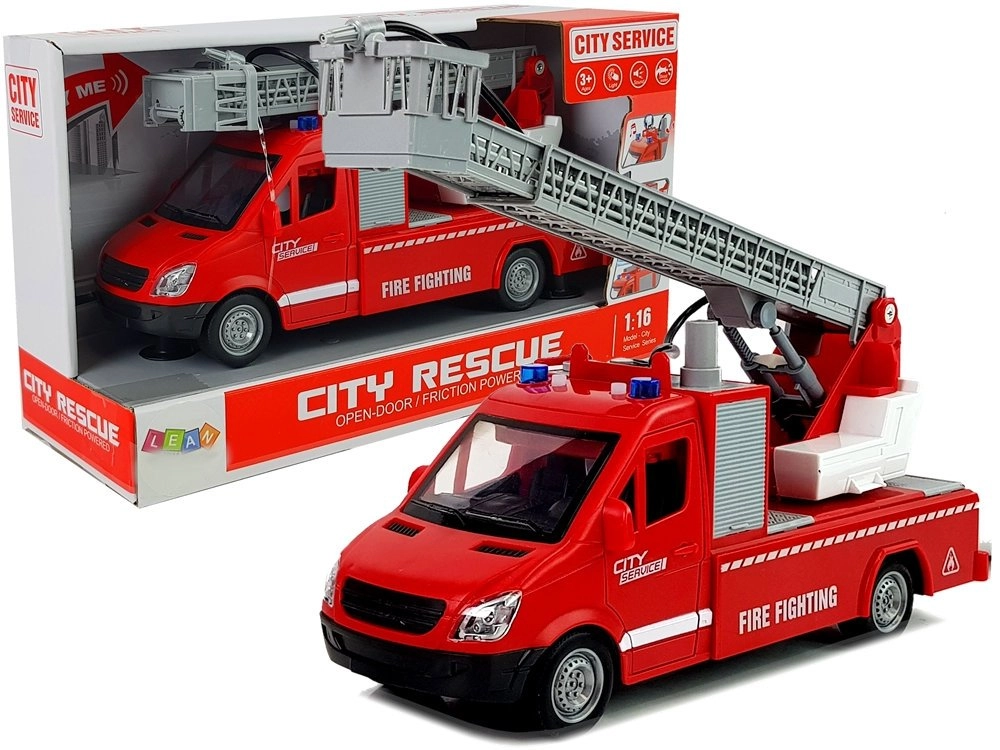 LEAN TOYS Hasičské s trecím pohonom 1:16