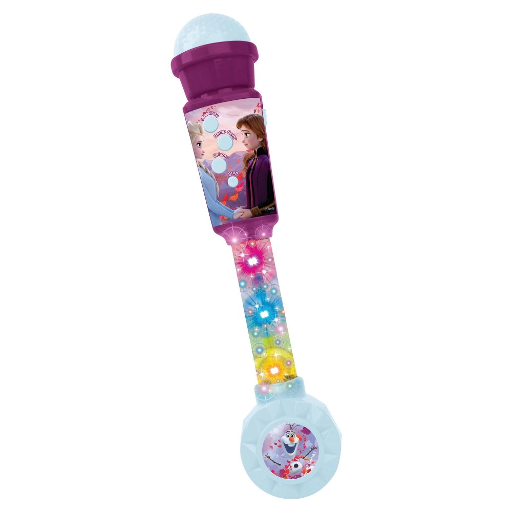 E-shop Lexibook Svítící mikrofon Disney Frozen s melodiemi a zvukovými efekty