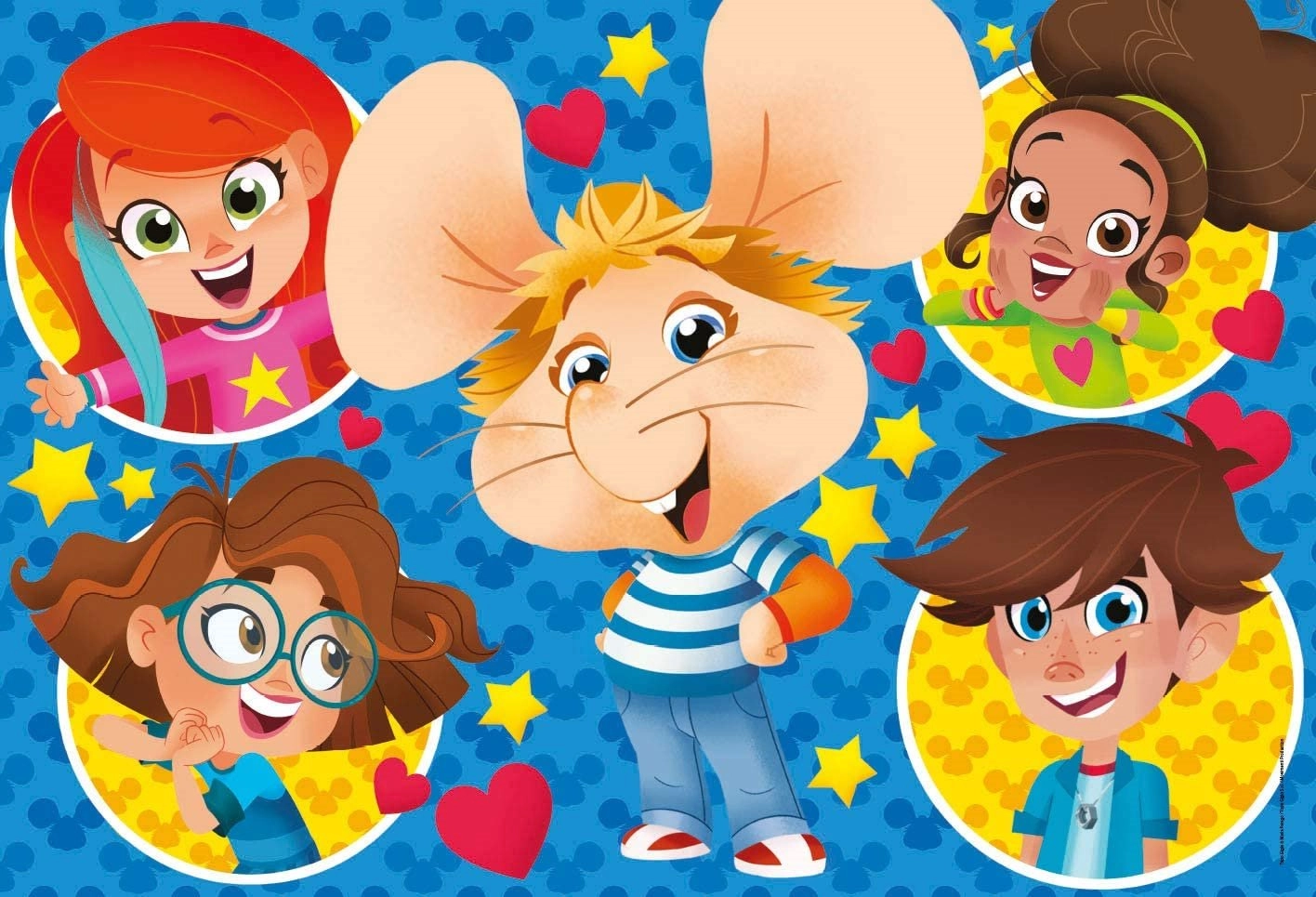 E-shop Clementoni puzzle Myšiak Gigio MAXI 24 dielikov