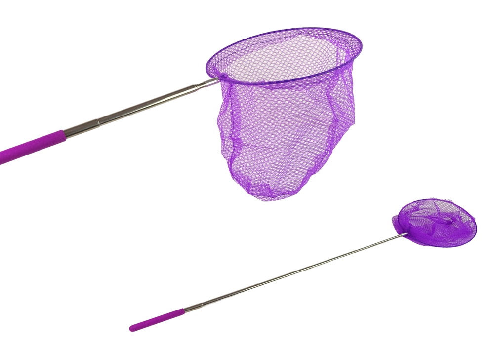 E-shop Lean Toys Skladacia sieťka na hmyz 85 cm fialová