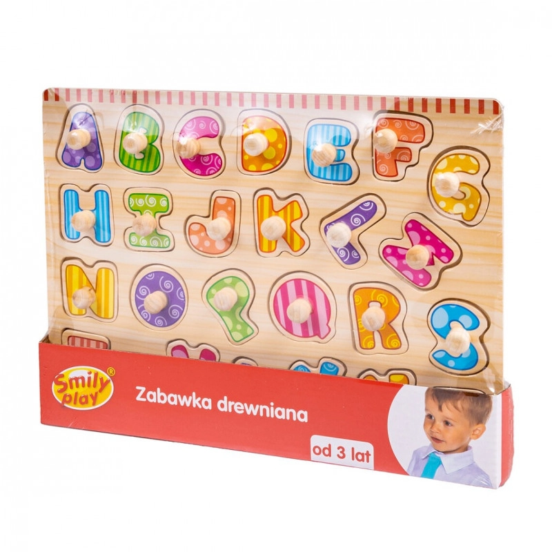 E-shop Drevené puzzle Abeceda s úchytmi
