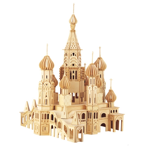 E-shop Woodcraft drevené 3D puzzle kostol Petrohrad