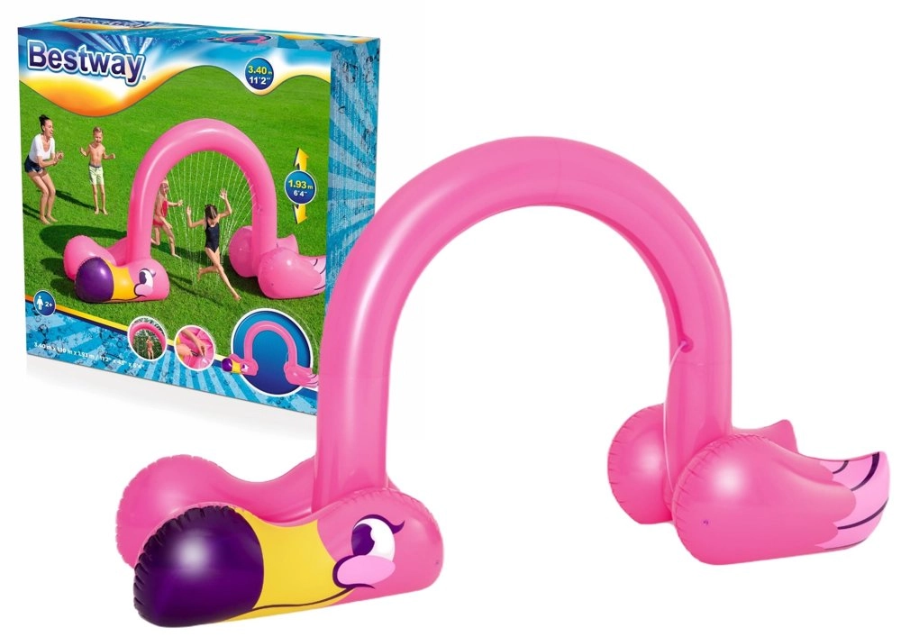 E-shop Bestway 52382 FLAMING GARAGE BALL/SPRINKLER 3,40 m x 1,10 m x 1,93 m