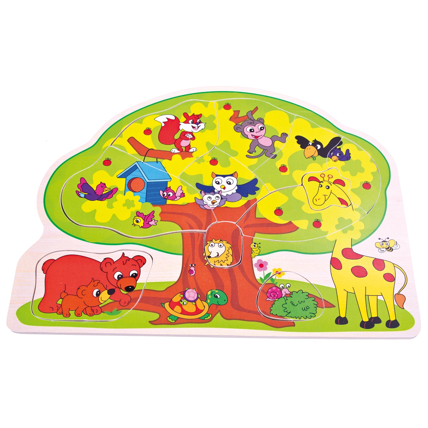 E-shop Bino puzzle Veselá zvířátka