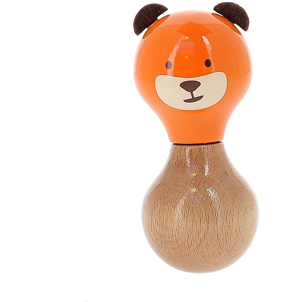 E-shop Vilac Boizoos drevené hrkálku medveď Marcel